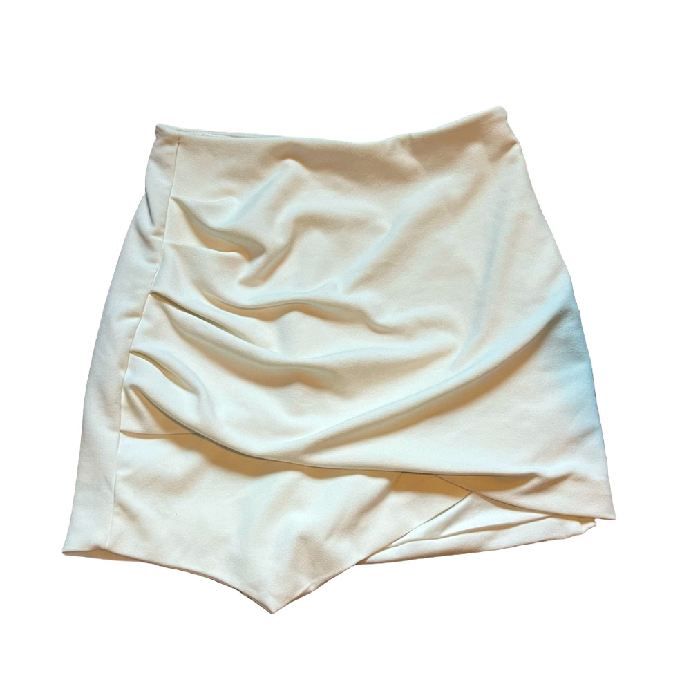 Zara White asymmetrical skirt